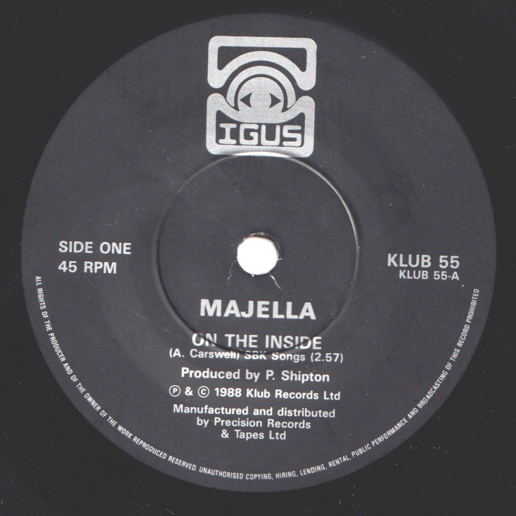 Majella - On The Inside - 7 Inch