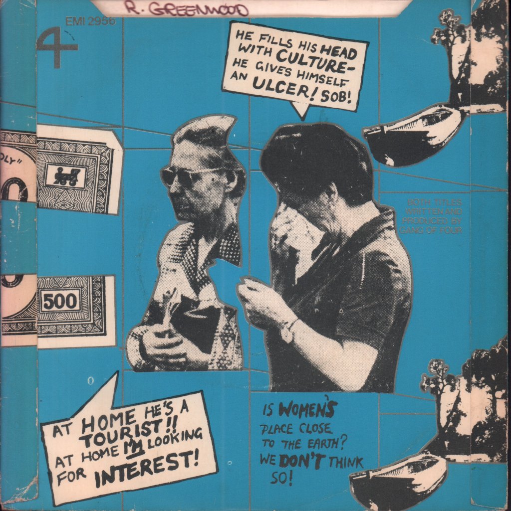Gang Of Four - At Home He's A Tourist - 7 Inch