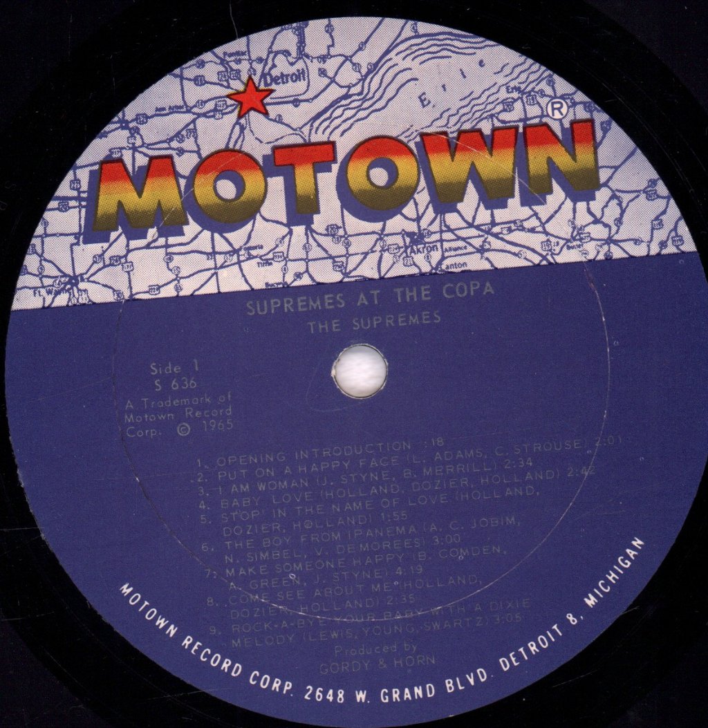 Supremes - At The Copa - Lp