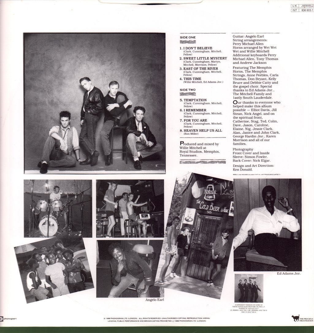 Wet Wet Wet - Memphis Sessions - Lp