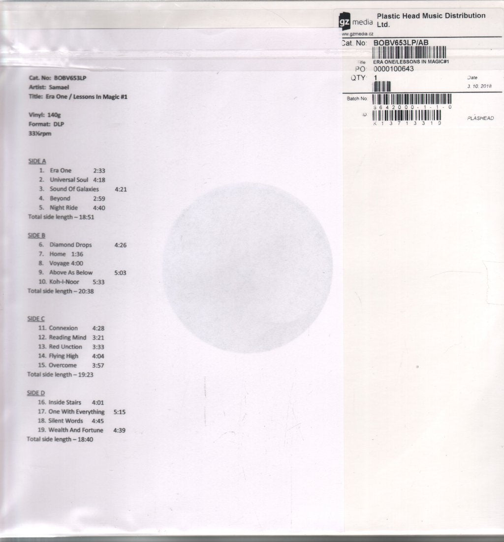 Samael - Era One - Double Lp