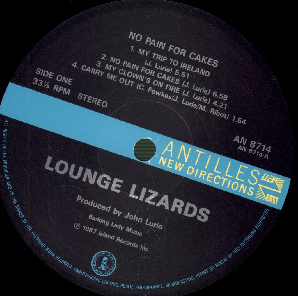 Lounge Lizards - No Pain For Cakes - Lp