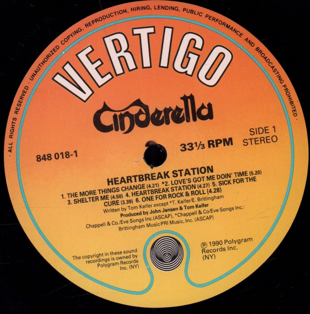 Cinderella - Heartbreak Station - Lp