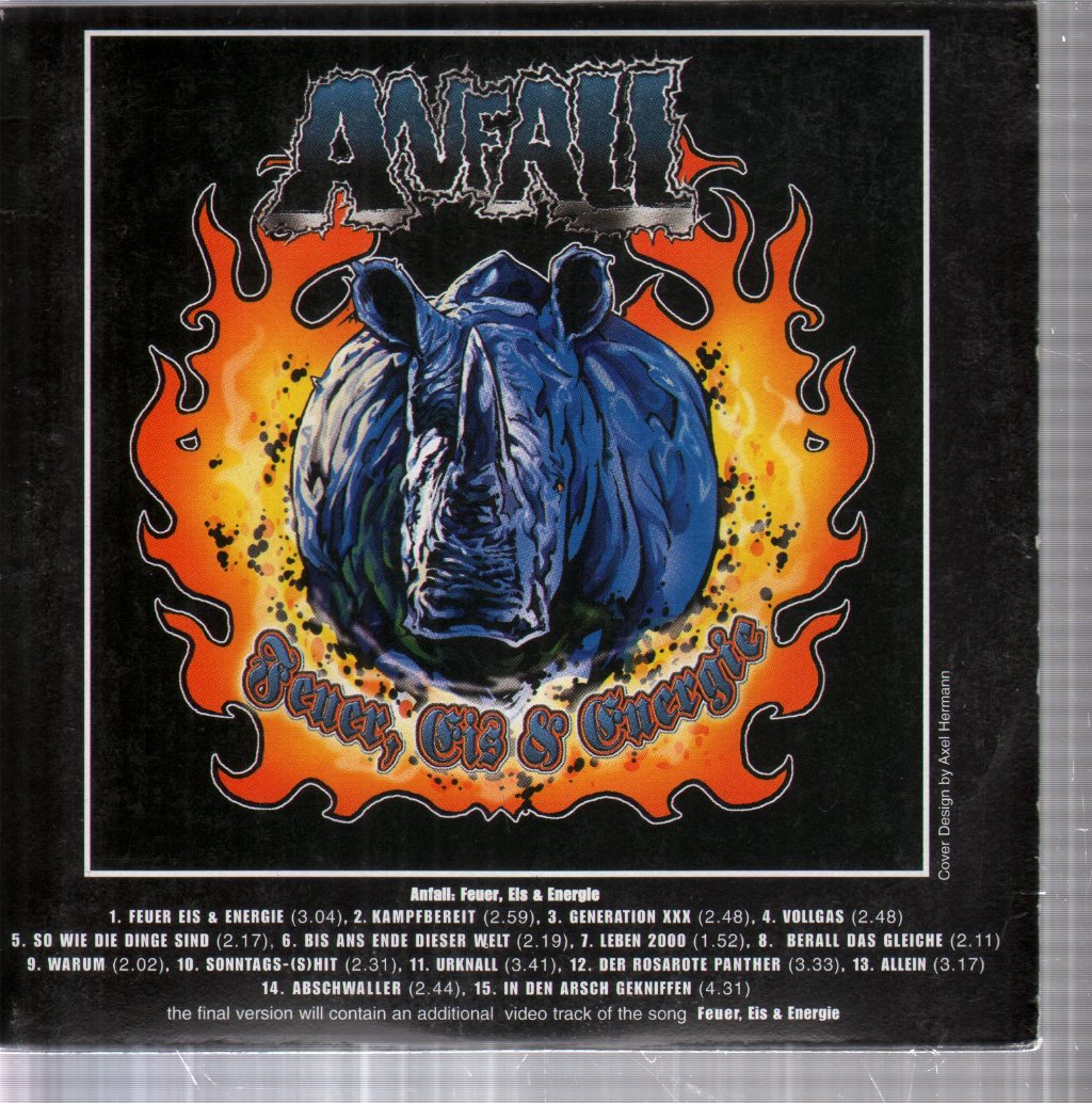 Anfall - Feuer Els And Energie - Cd
