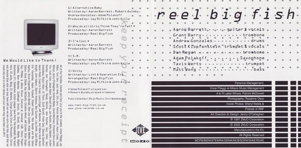 Reel Big Fish - Keep Your Receipt - Cd