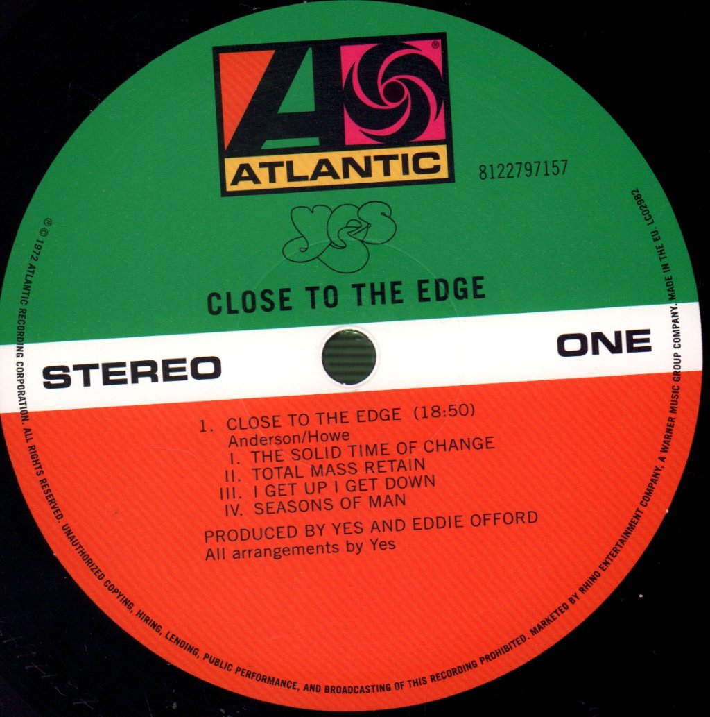 Yes - Close To The Edge - Lp