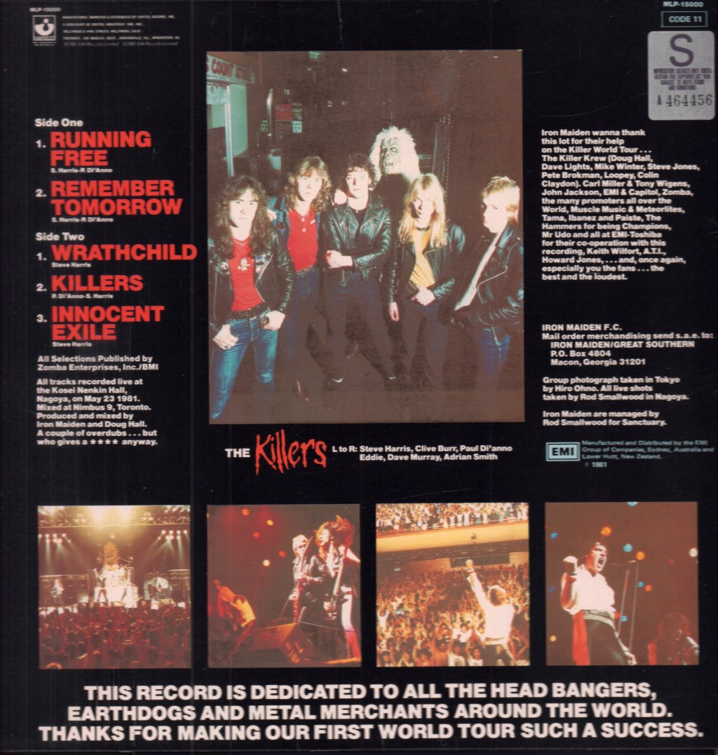 Iron Maiden - Maiden Japan - 12 Inch