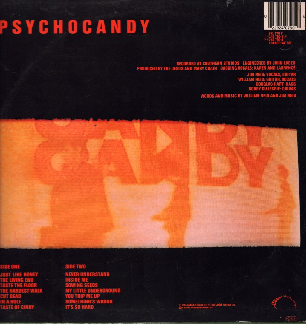Jesus And Mary Chain - Psycho Candy - Lp