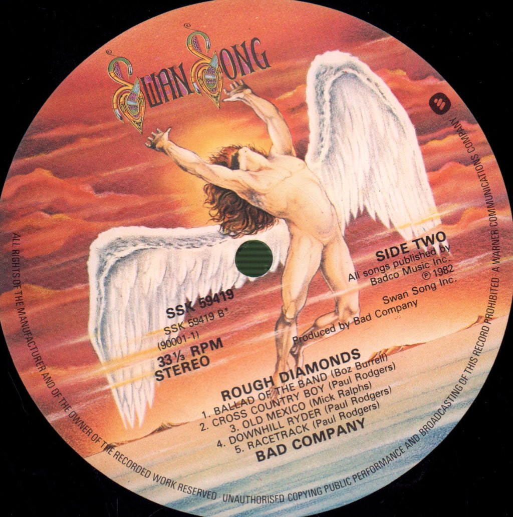 Bad Company - Rough Diamonds - Lp