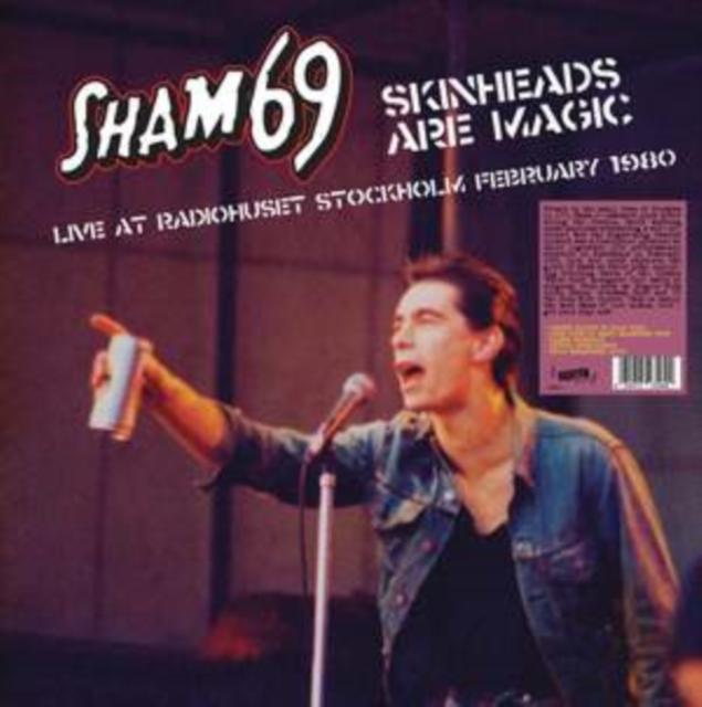 Sham 69 - Skinheads Are Magic - Live In Stockholm 02/02/1980 (Red Marbled Vinyl) - Lp
