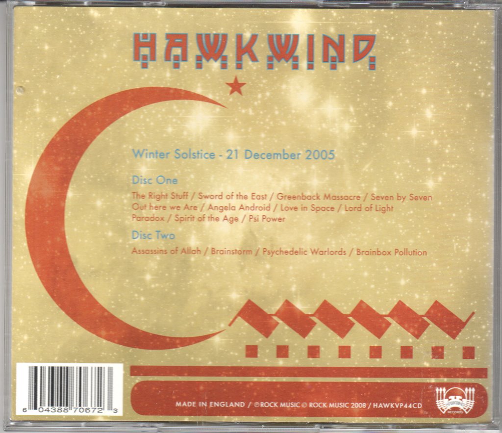Hawkwind - Winter Solstice 2005 - Double Cd