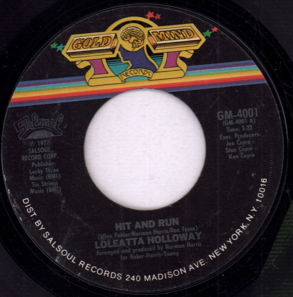 Loleatta Holloway - Hit And Run - 7 Inch