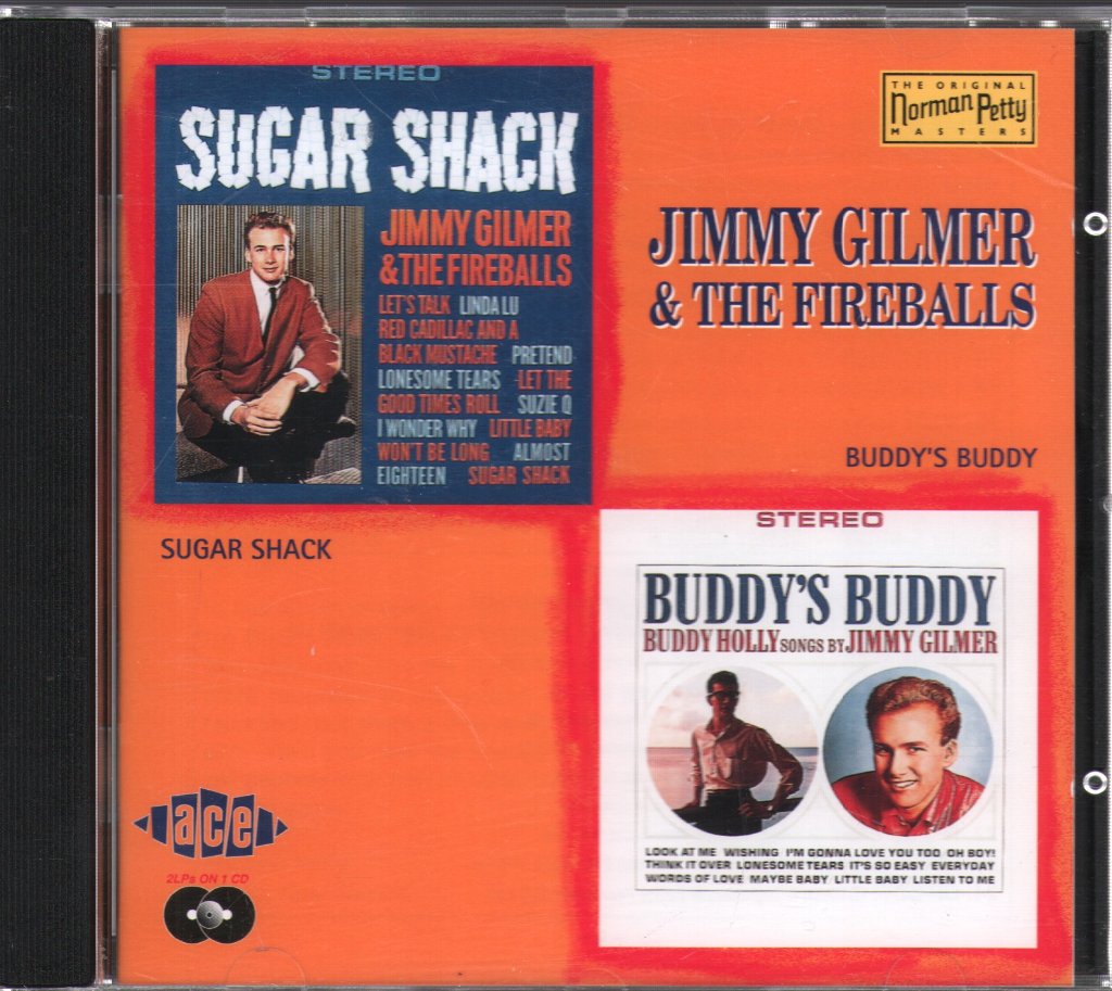 Jimmy Gilmer & The Fireballs - Sugar Shack ● Buddy's Buddy - Cd