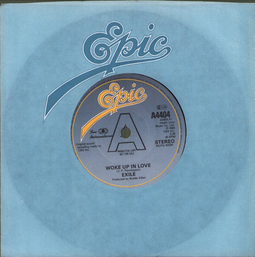 Exile (70'S Pop Group) - Woke Up In Love - 7 Inch