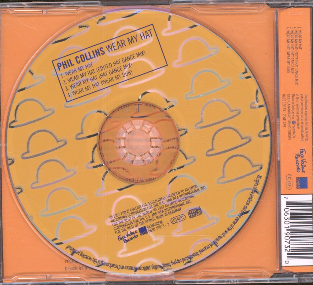 Phil Collins - Wear My Hat - Cd