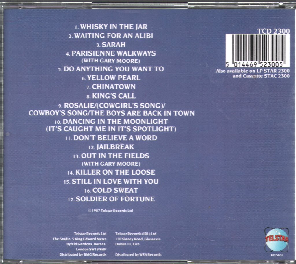 Phil Lynott - Best Of: Soldier Of Fortune - Cd
