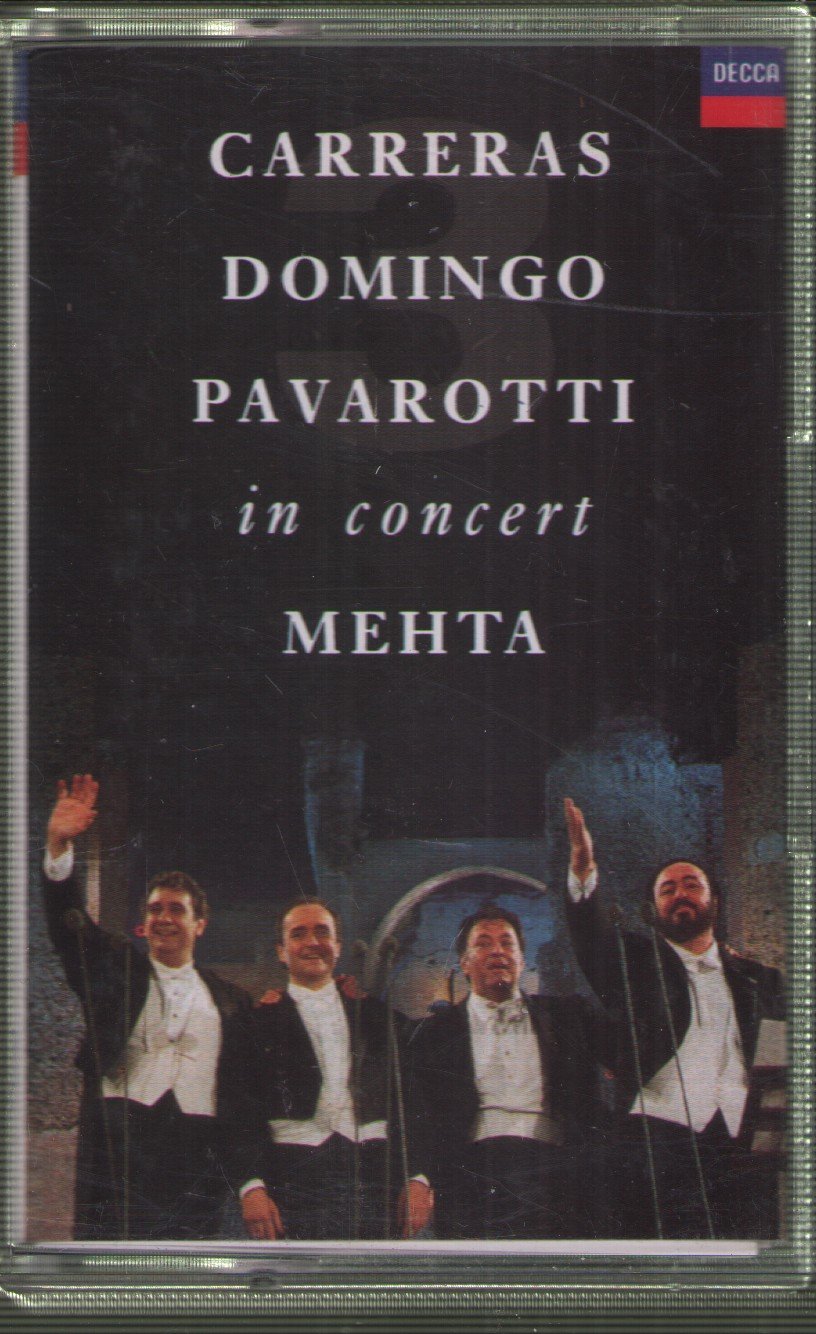 Carreras Domingo Pavarotti - In Concert - Cassette