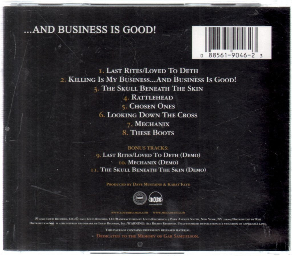 Megadeth - Killing Is My Business... And Business Is Good! - Cd