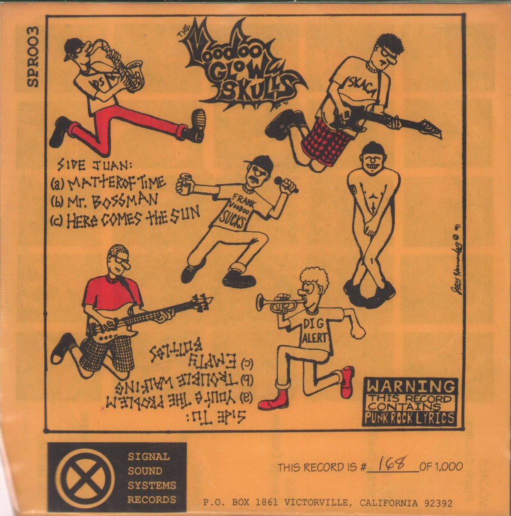 Voodoo Glow Skulls - Rasta Mis Huevos - 7 Inch
