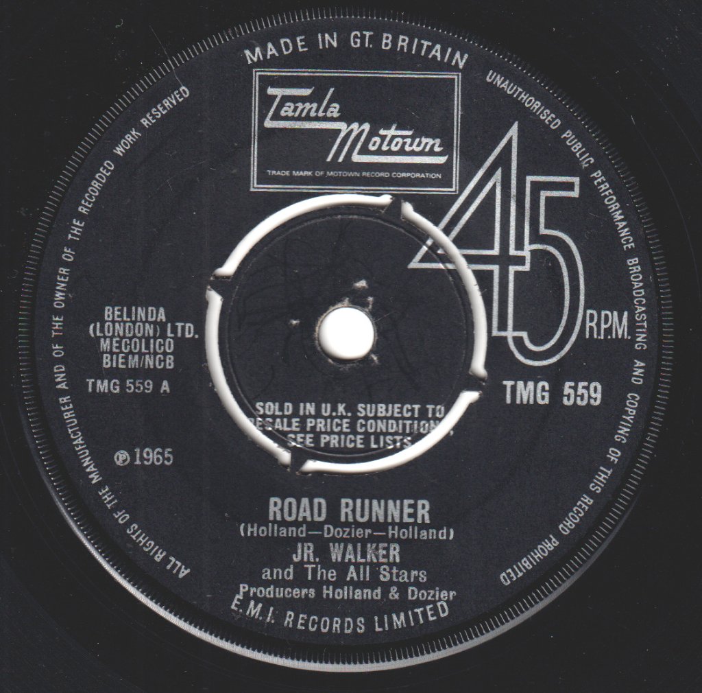Junior Walker & The All Stars - Road Runner - 7 Inch