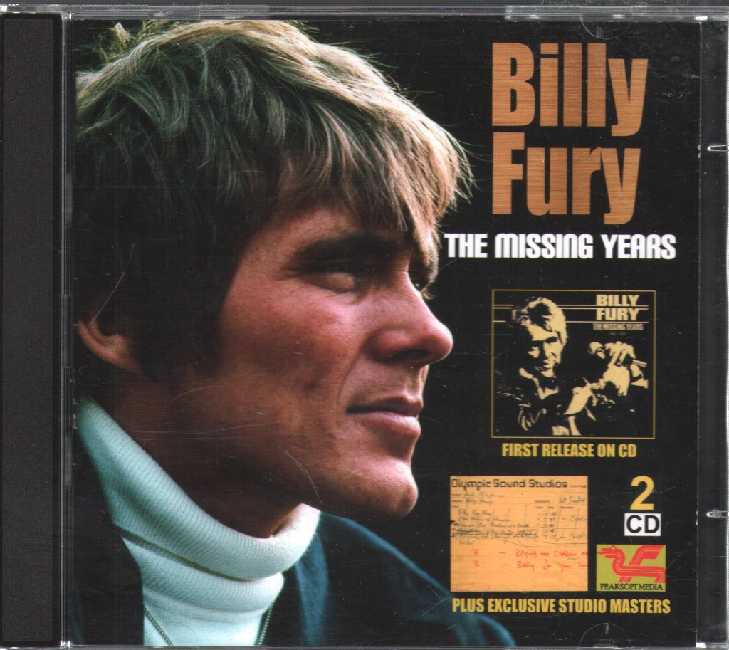 Billy Fury - Missing Years - Double Cd