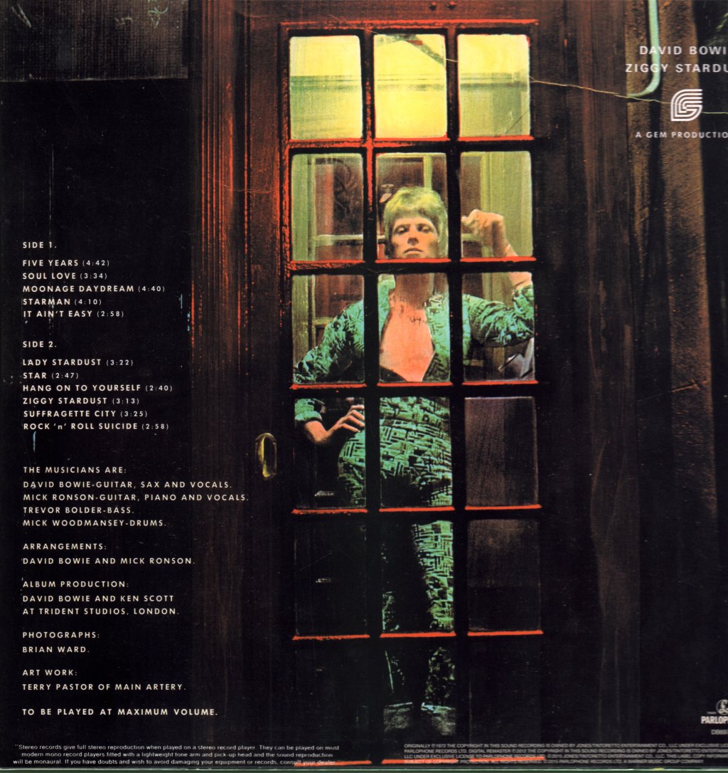 David Bowie - Rise And Fall Of Ziggy Stardust And The Spiders From Mars - Lp