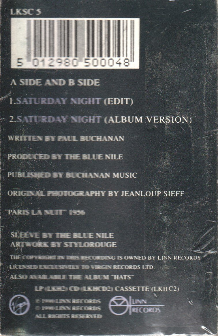 Blue Nile - Saturday Night - Cassette