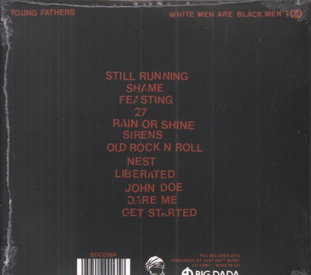 Young Fathers - White Men Are Black Men Too - Cd