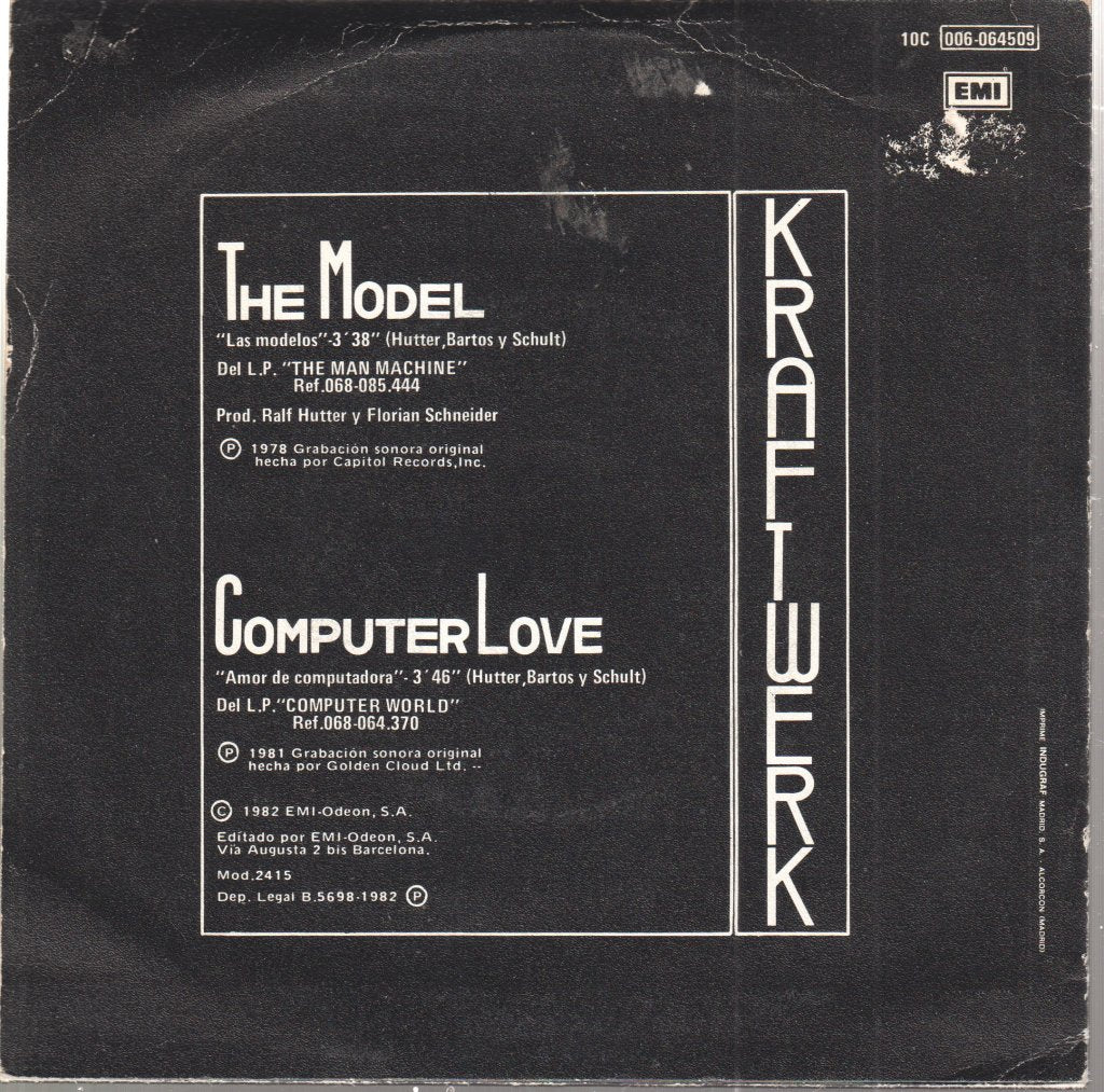 Kraftwerk - Las Modelos - 7 Inch