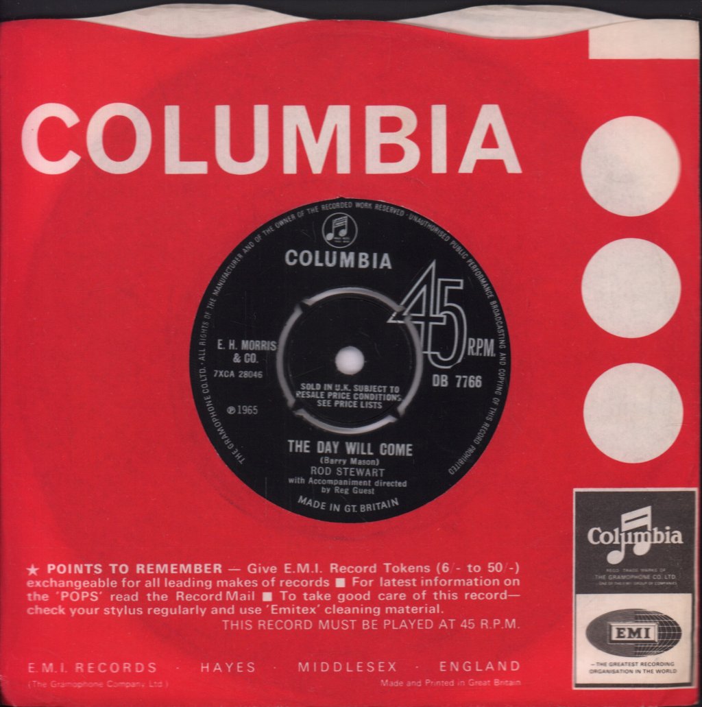 Rod Stewart - Day Will Come - 7 Inch