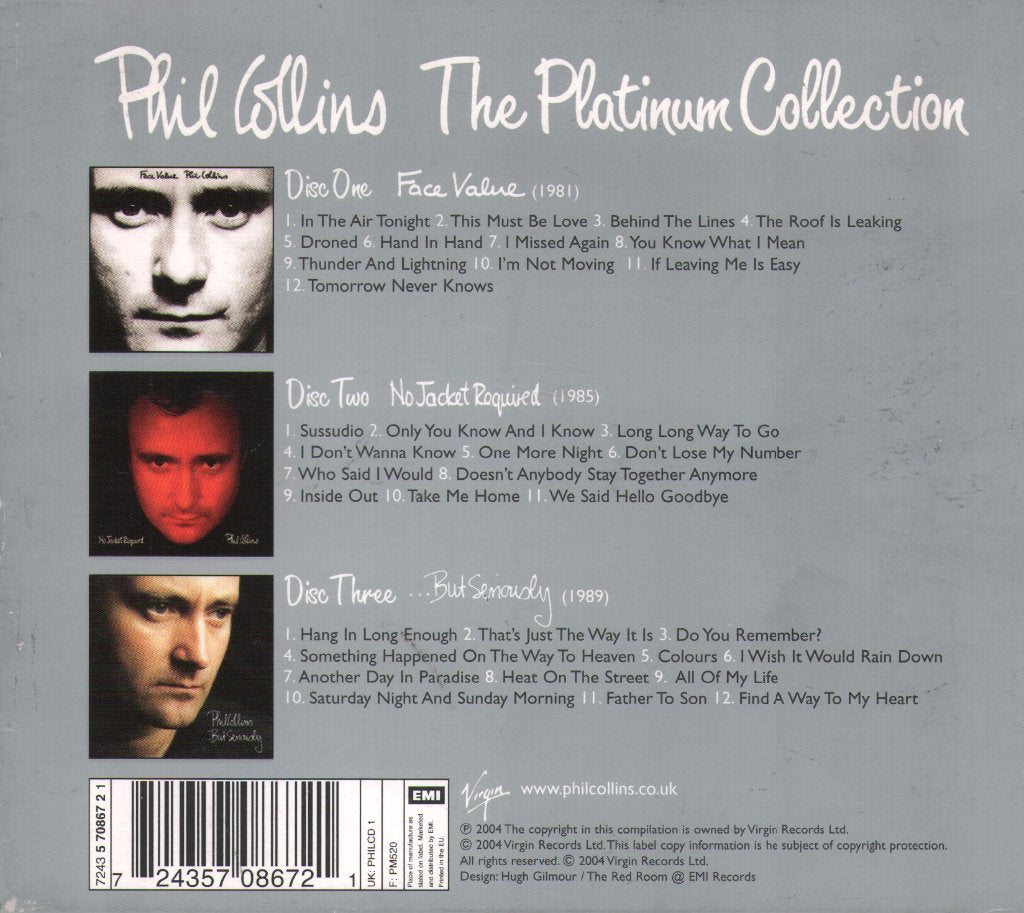 Phil Collins - Platinum Collection - Triple Cd