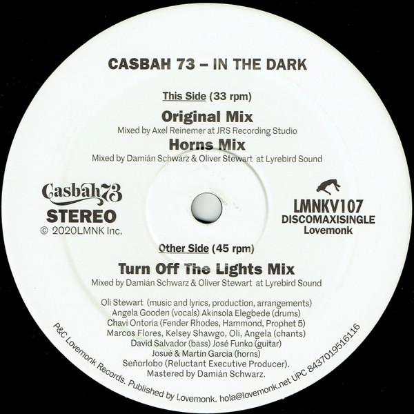 Casbah 73 - In The Dark - 12 Inch