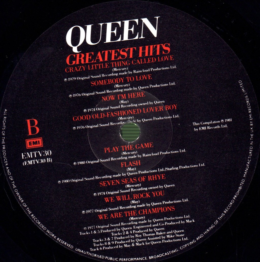 Queen - Greatest Hits - Lp