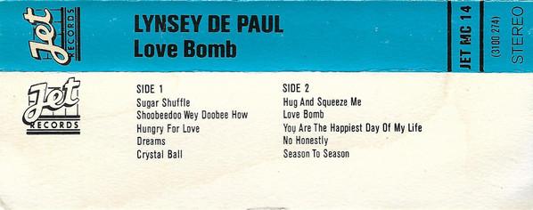 Lynsey De Paul - Love Bomb - Cassette