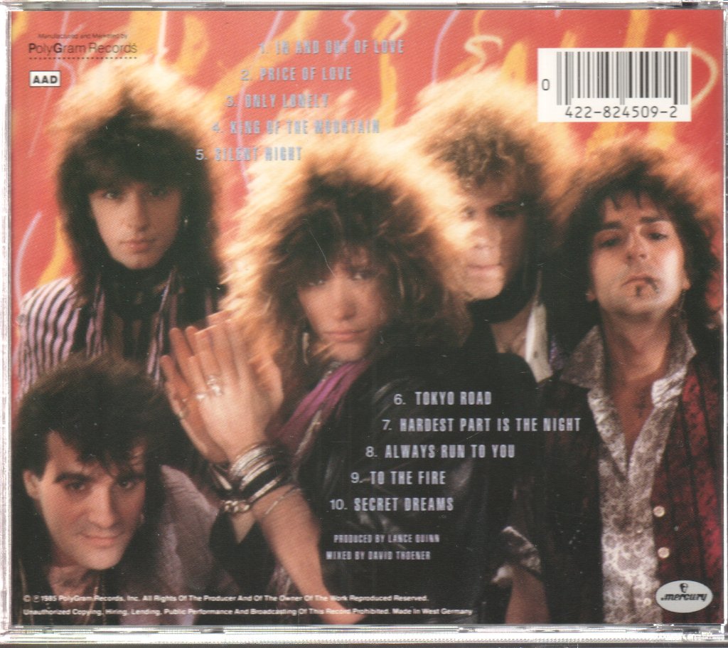 Bon Jovi - 7800° Fahrenheit - Cd