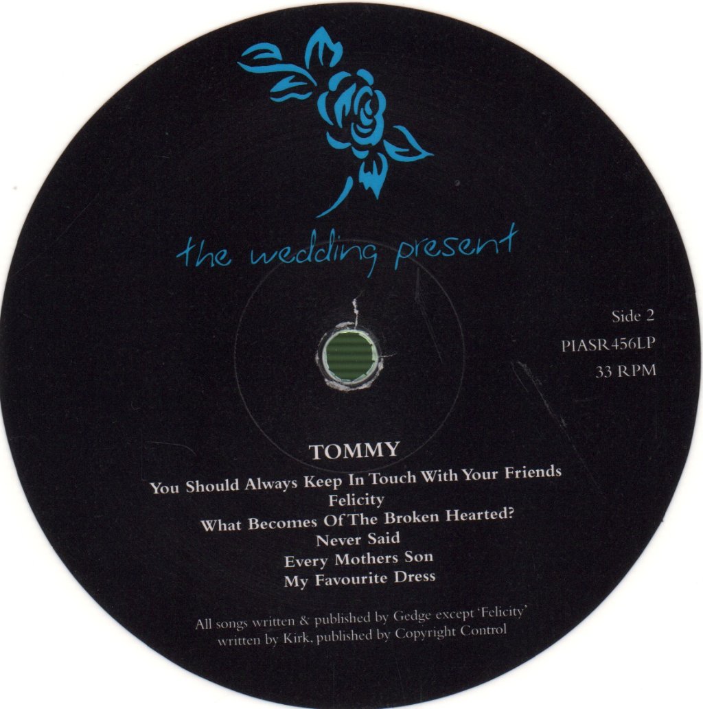 Wedding Present - Tommy - Lp