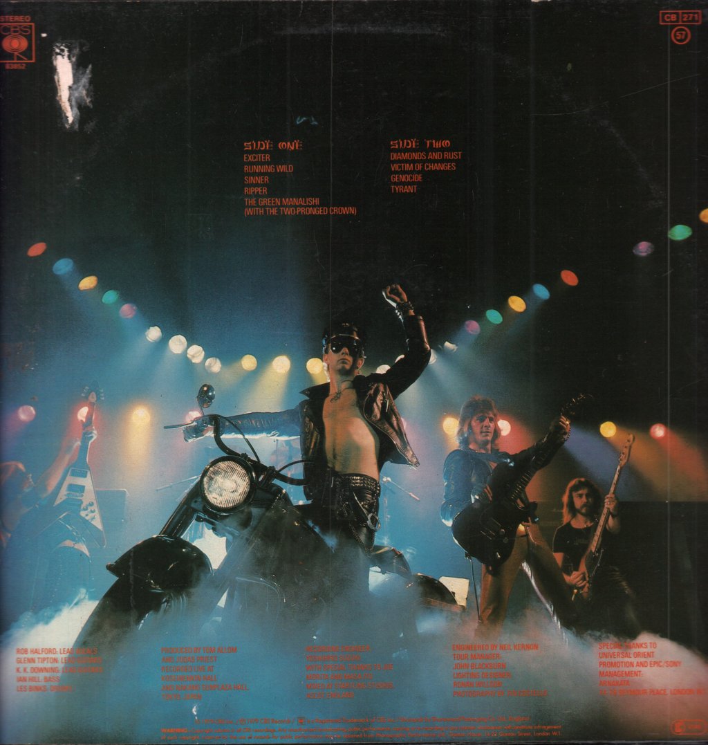 Judas Priest - Unleashed In The East - Lp