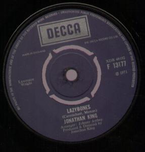 Jonathan King - Lazybones - 7 Inch