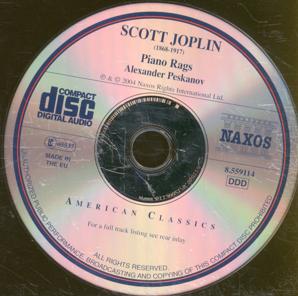 Alexander Peskanov - Scott Joplin - Piano Rags - Cd