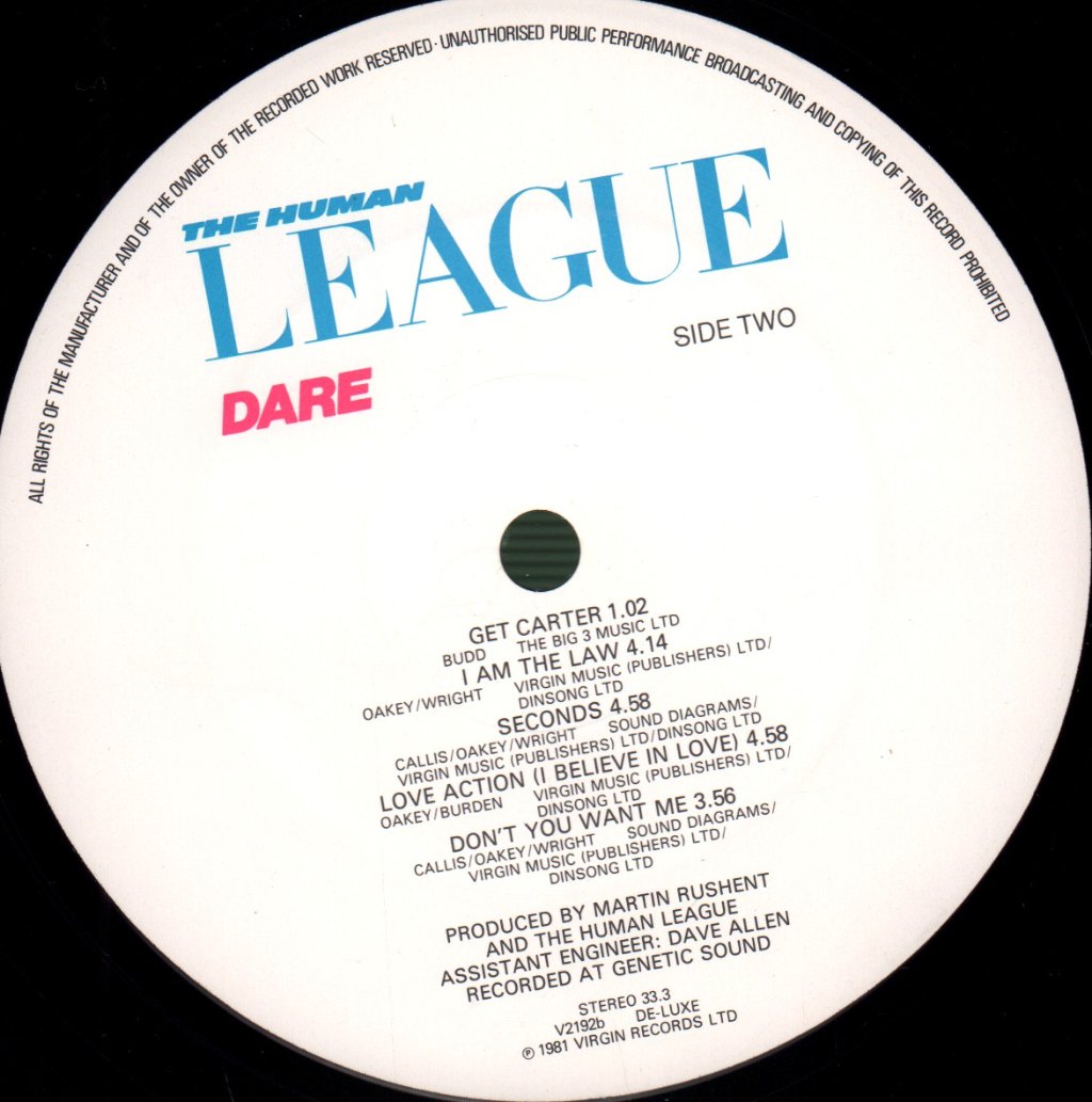 Human League - Dare - Lp