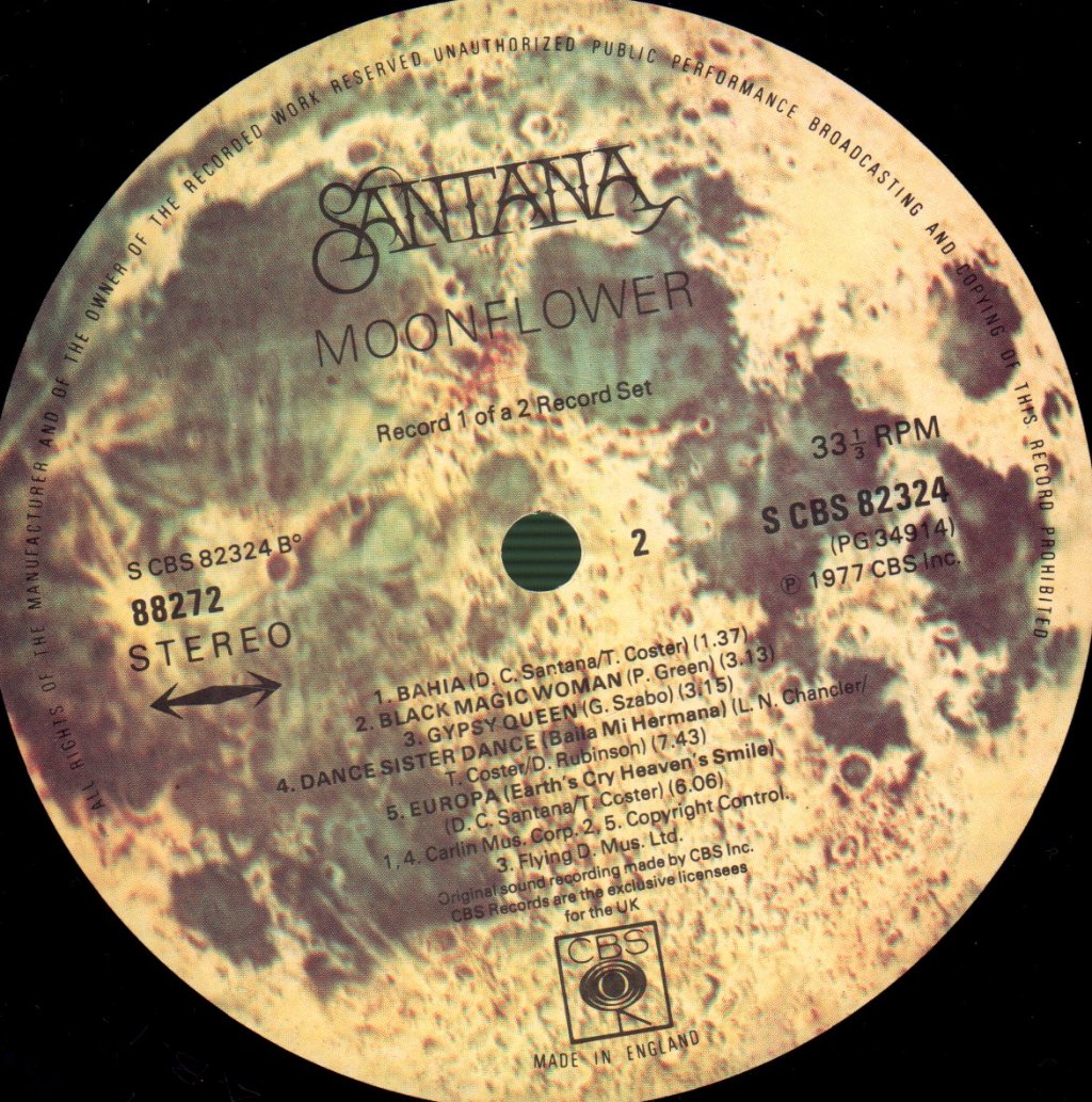 Santana - Moonflower - Double Lp