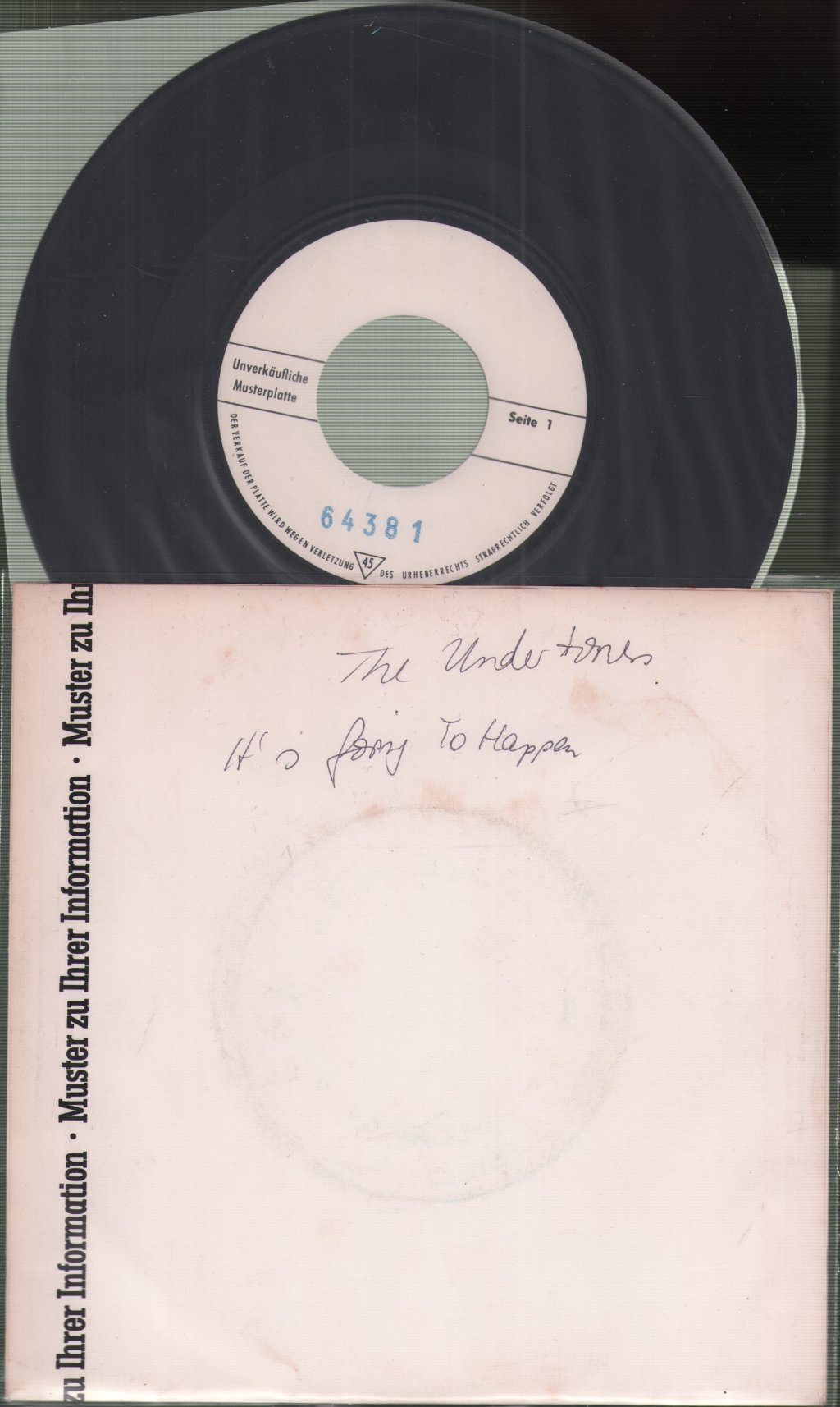 Undertones - It's Going To Happen - 7 Inch