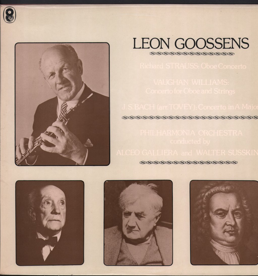 Leon Goossens - Richard Strauss - Oboe Concerto / Vaughan Williams Concerto for Oboe and Strings - Lp