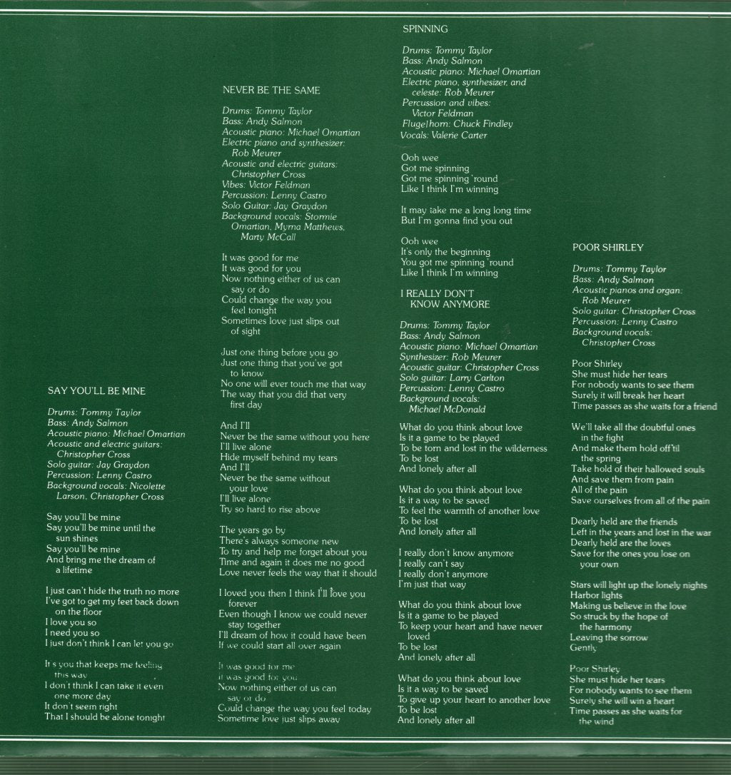 Christopher Cross - Christopher Cross - Lp