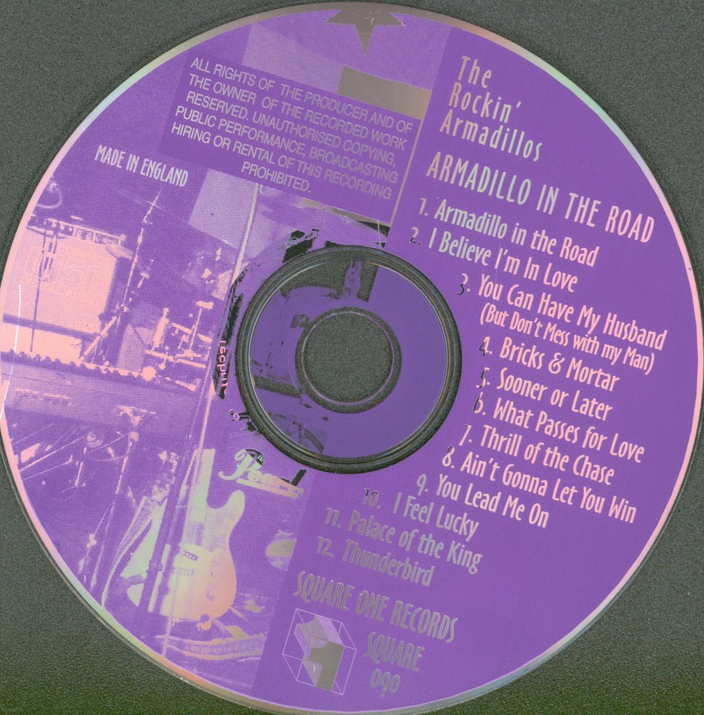 Rockin' Armadillos - Armadillo In The Road - Cd