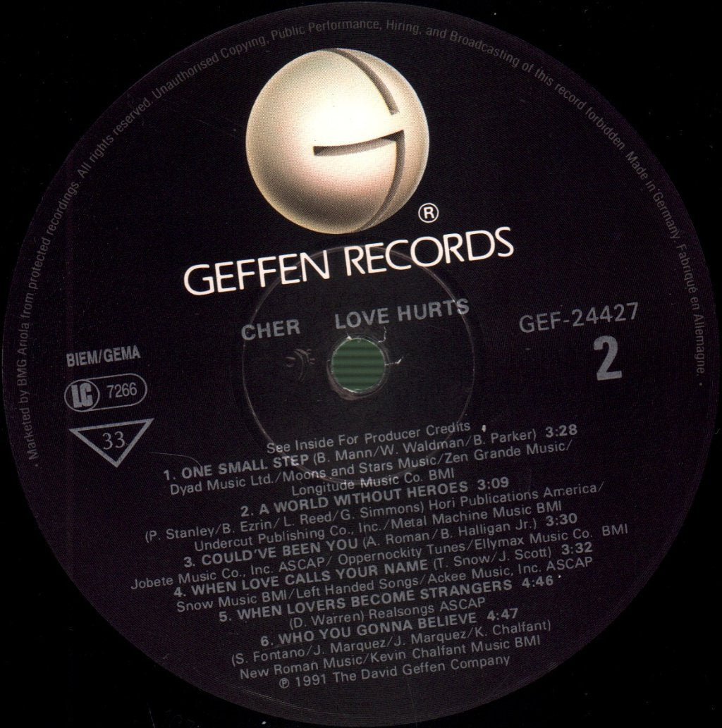 Cher - Love Hurts - Lp