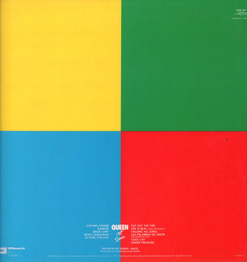 Queen - Hot Space - Lp