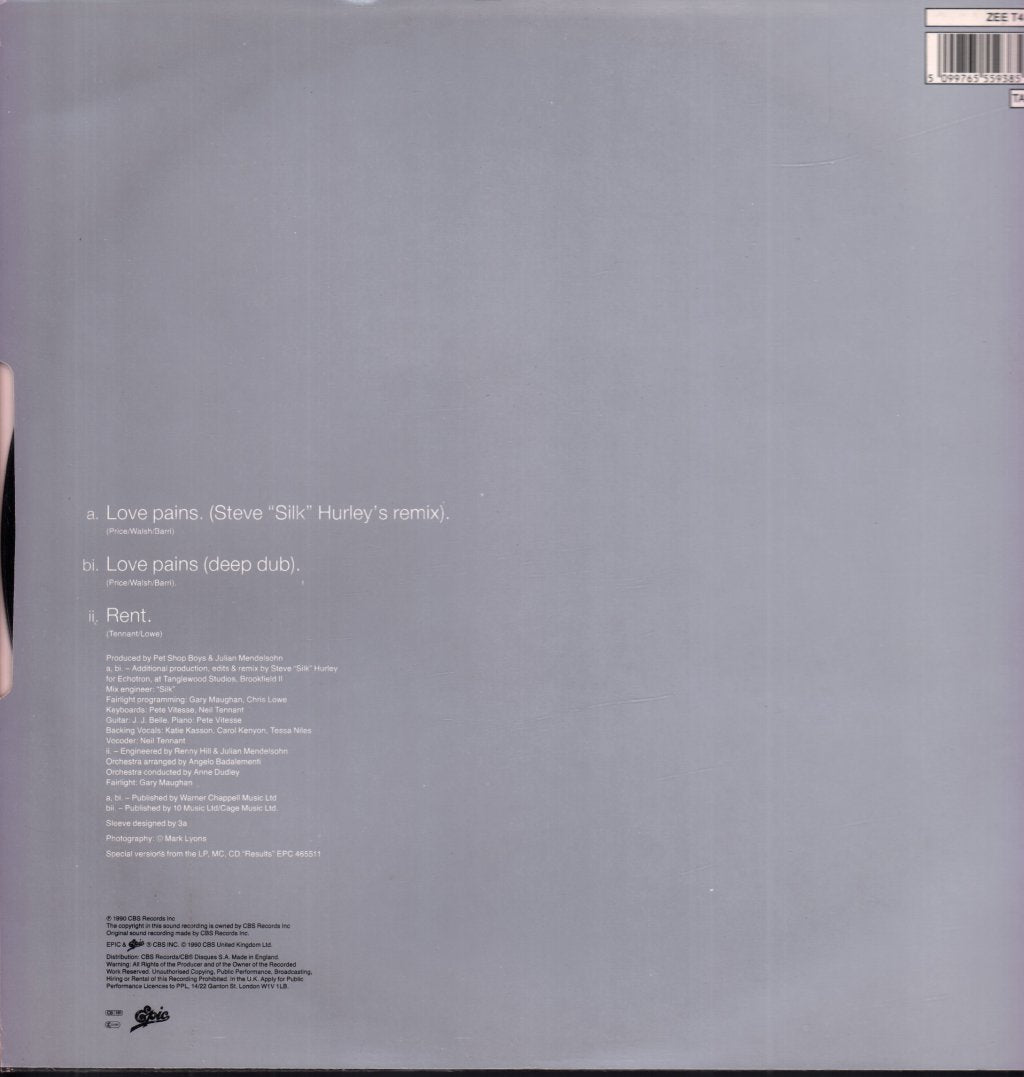 Liza Minnelli - Love Pains - 12 Inch