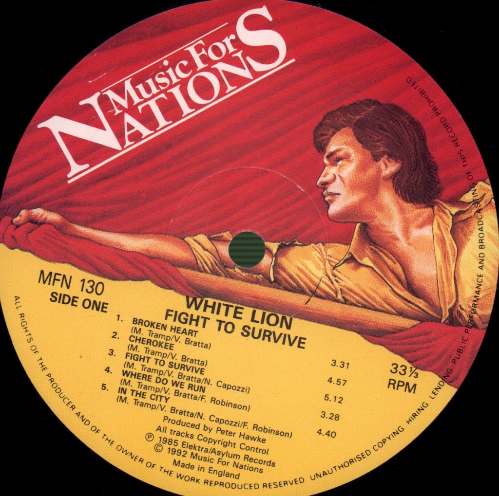 White Lion - Fight To Survive - Lp