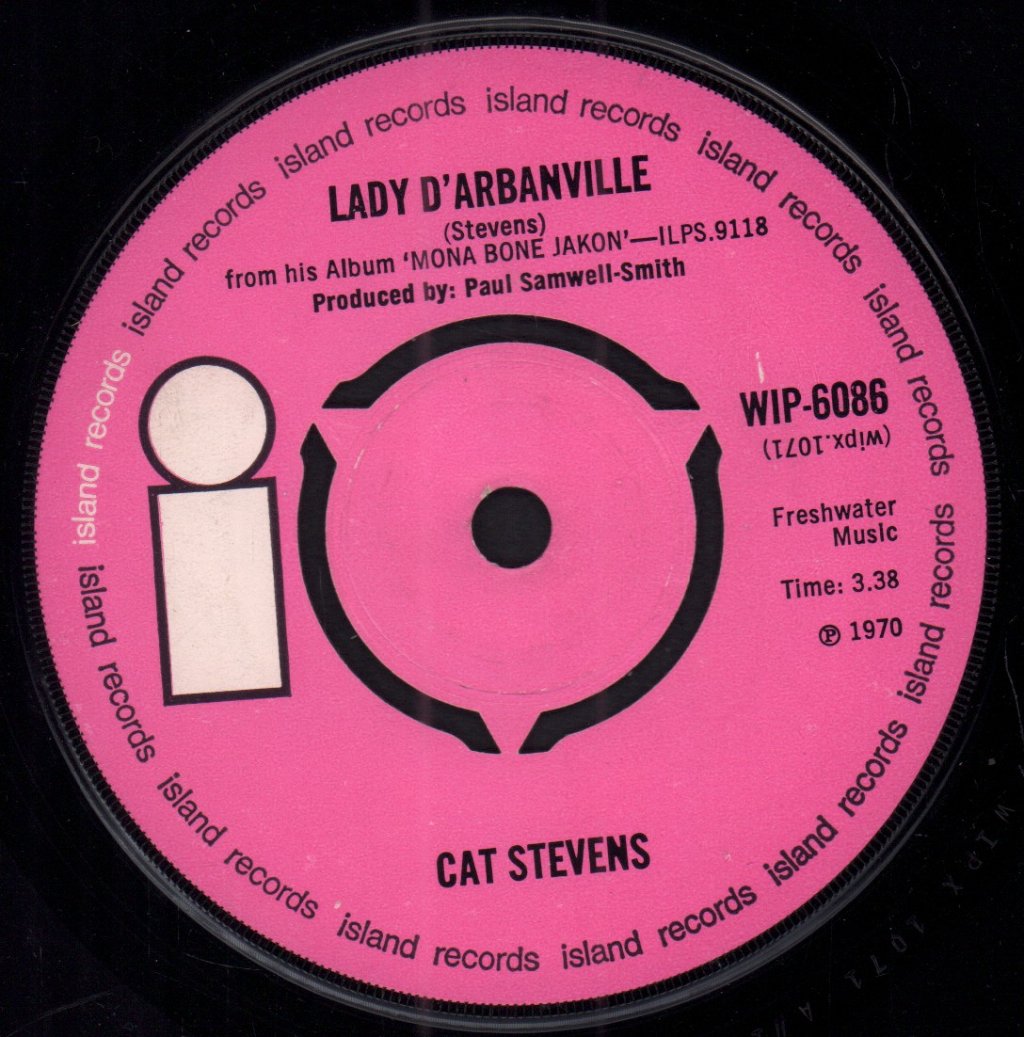 Cat Stevens - Lady D'arbanville - 7 Inch